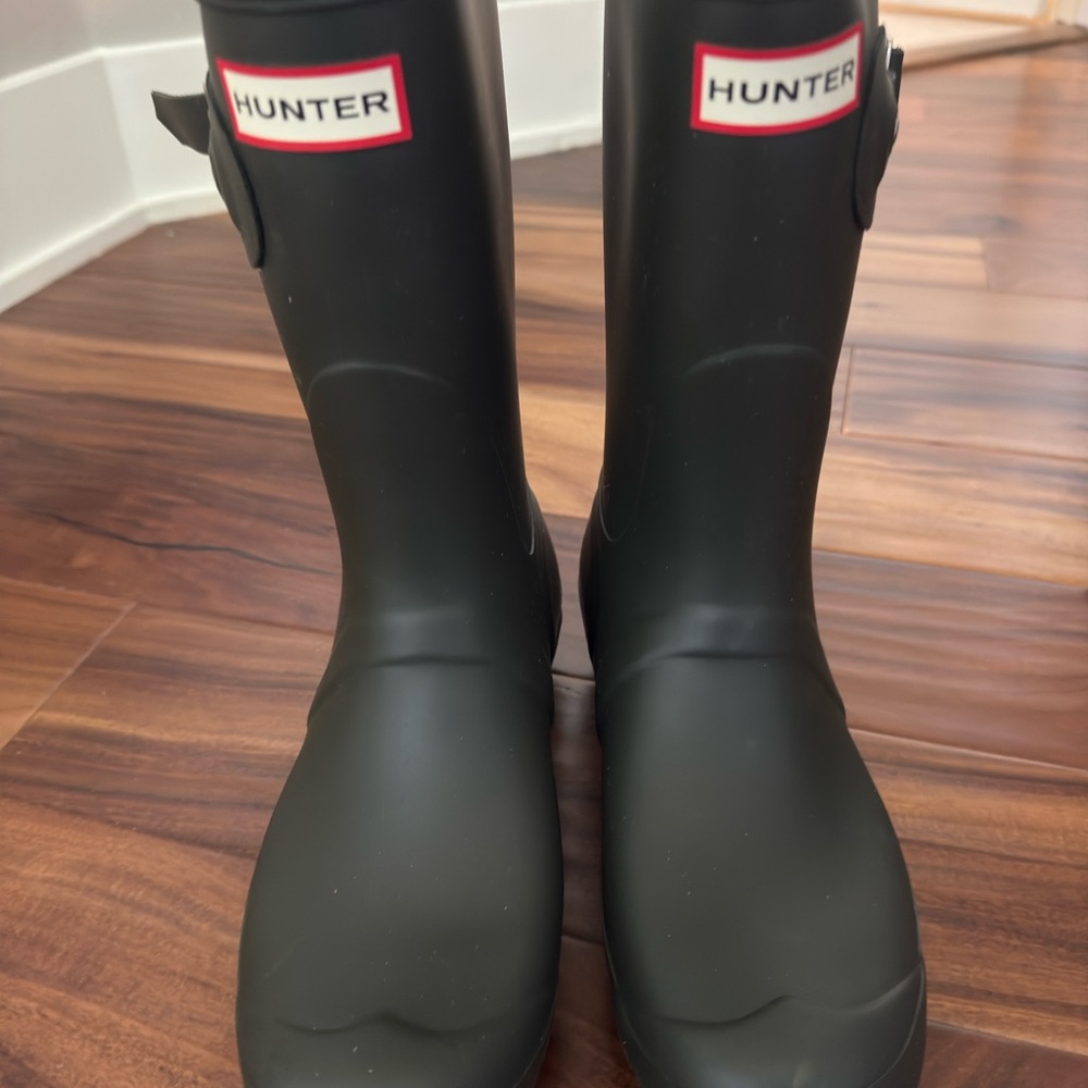 Hunter Classic army Green Boots